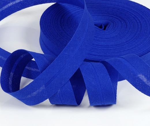 Baumwoll-Schrägband 20mm königsblau
